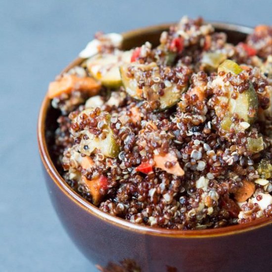 Vegetarian Sun Dried Tomato Quinoa