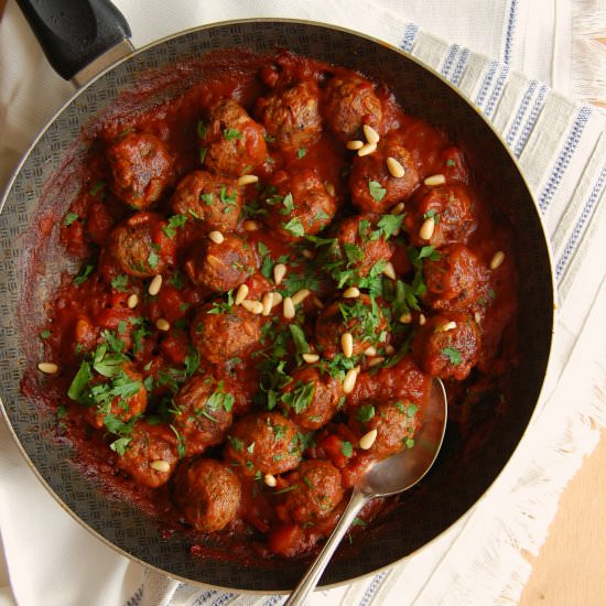 Beef Kofta in Sweet-Sour Tomato Sauce