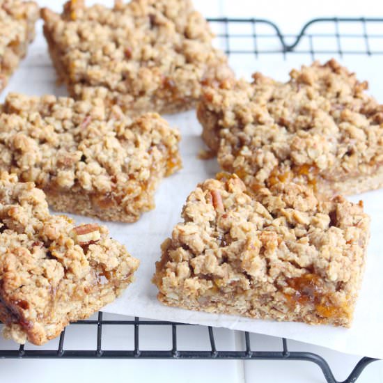 Whole Wheat Apricot Jam Granola Bar