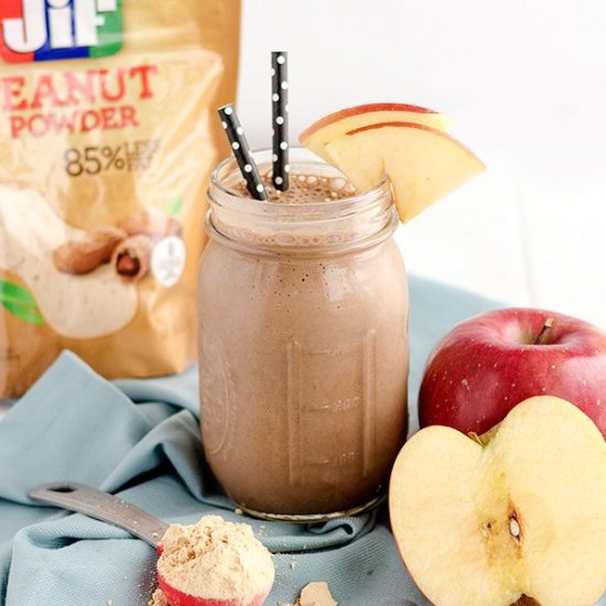 Chocolate Peanut Butter Apple Prote