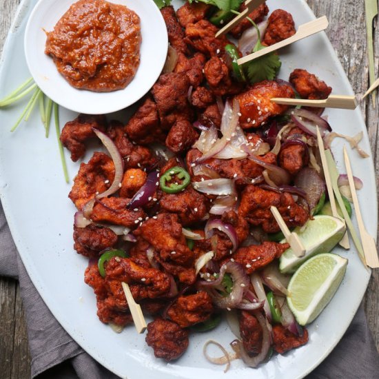 Spicy Chicken Pakoras