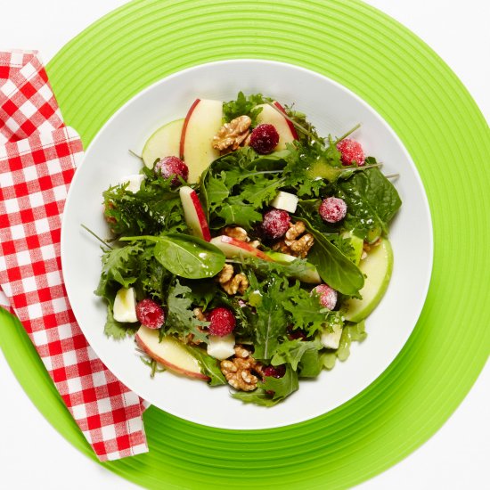 Apple, Cranberry & Walnut Salad