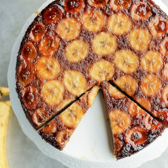 Paleo Banana Upside Down Cake