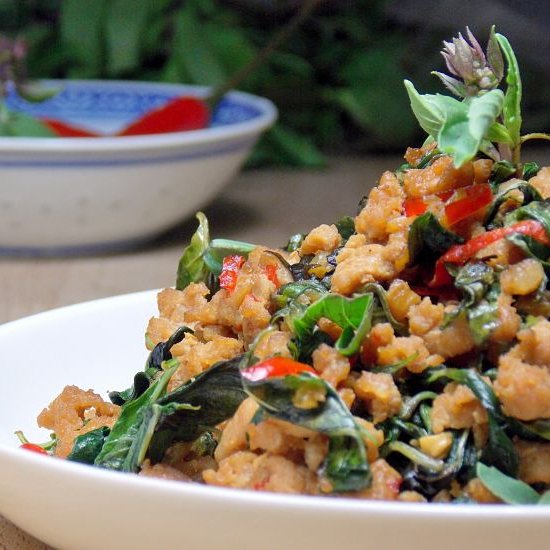 Thai Basil with Minced Pork