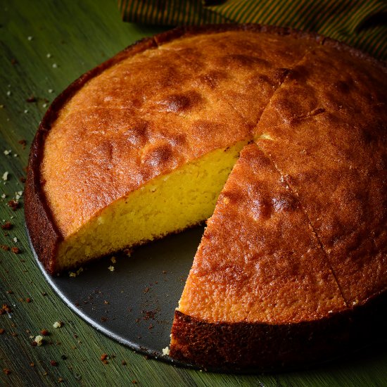 Saffron Butter Cake