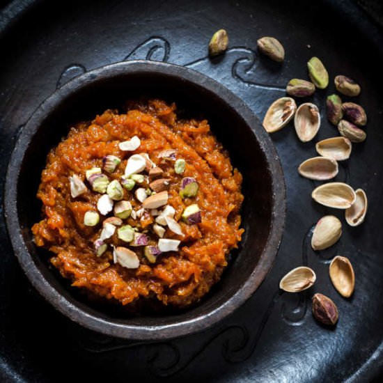 Vegan Carrot Halwa