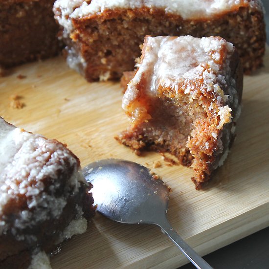 Persimmon and Coconut Cake