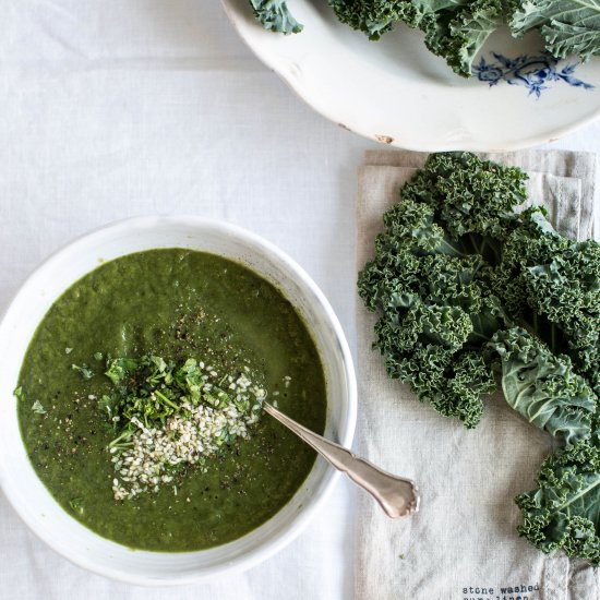 Delicious Deep Green Cleansing Soup