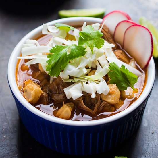 Slow Cooker Posole Rojo