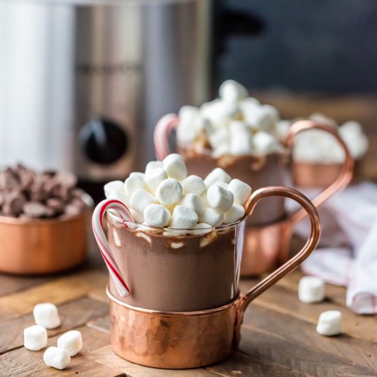 Slow Cooker Peppermint Chocolate