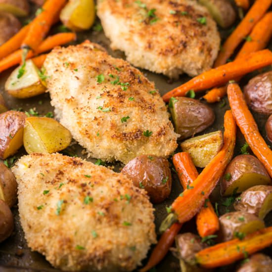 One Pan Chicken and Vegetables