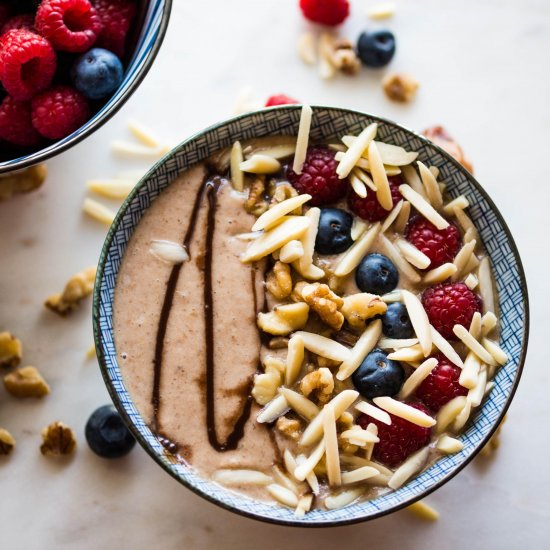 Fruit And Nut Smoothie Bowl