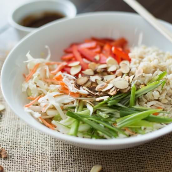 Thai Salad with Peanut Dressing