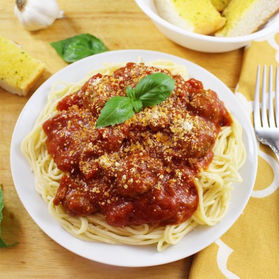 Italian Sausage and Spaghetti