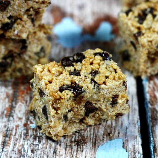 Vegan Chocolate Chip Crispy Treats