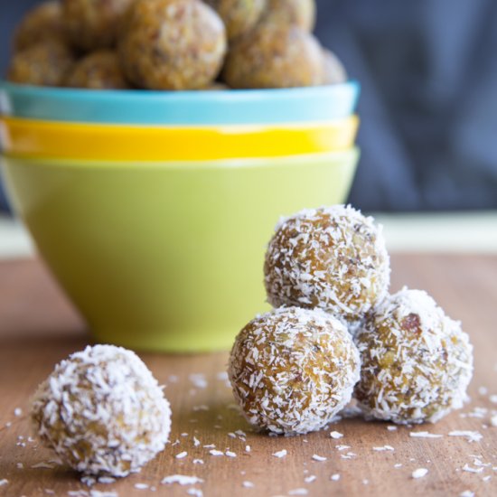 Apricot Coconut Energy Balls