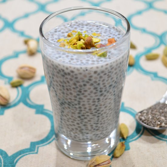 Green Cardamom Chia Seed Pudding