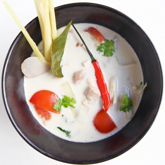 Tom Kha Gai Thai Coconut Milk Soup