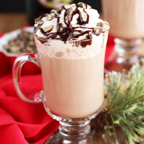 Baileys Peppermint Hot Chocolate