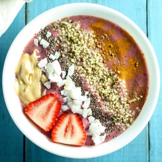 Berry Antioxidant Smoothie Bowl