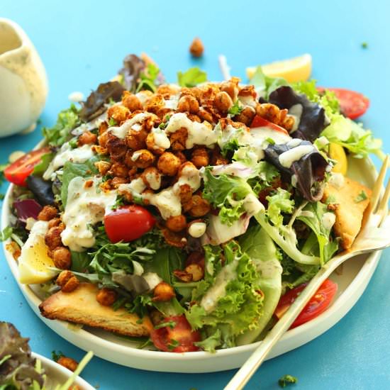 Chickpea Shawarma Salad