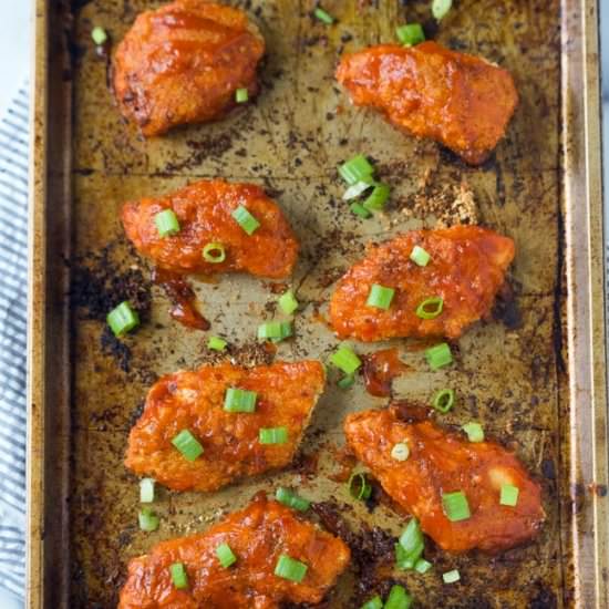 Sticky Sweet Chili Glazed Chicken Fingers