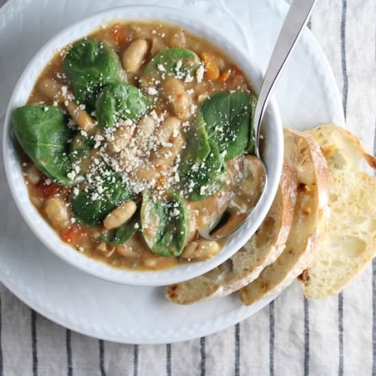 Spicy White Bean & Sausage Soup