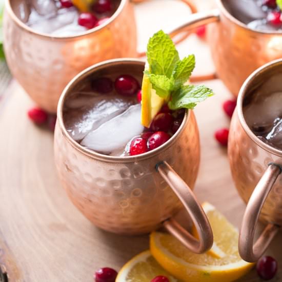 Cranberry Orange Moscow Mule