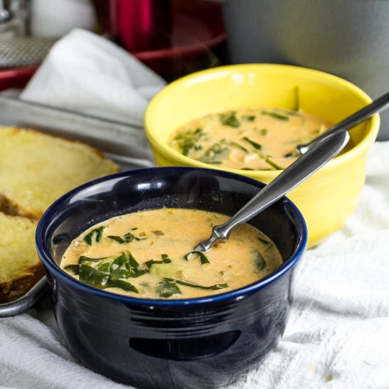 Creamy Tomato Artichoke Soup