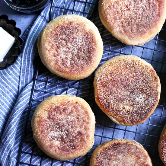 Overnight English Muffins