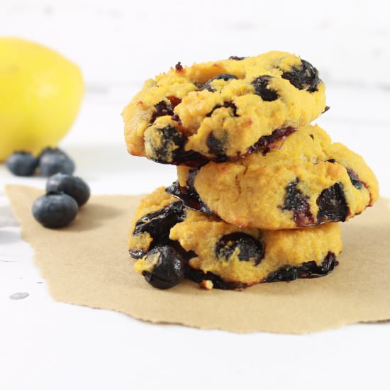 Paleo Blueberry Lemon Scones