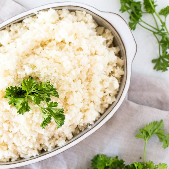 The Best Basic Cauliflower Rice