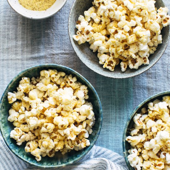 Flavored Popcorn 5 Ways