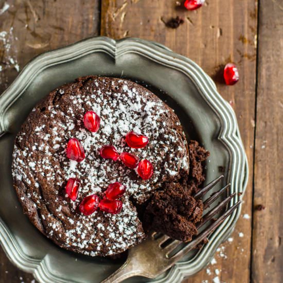 Skinny Flourless Chocolate Cake