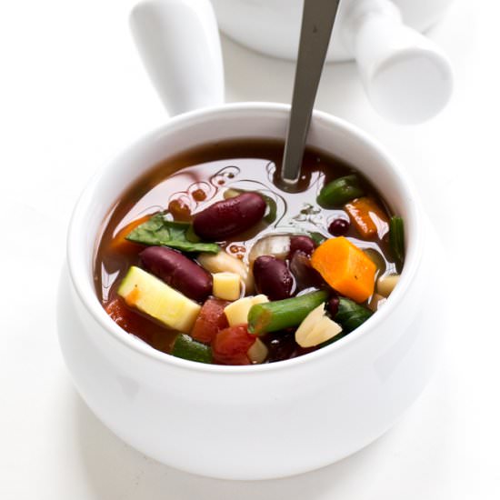 Slow Cooker Minestrone Soup