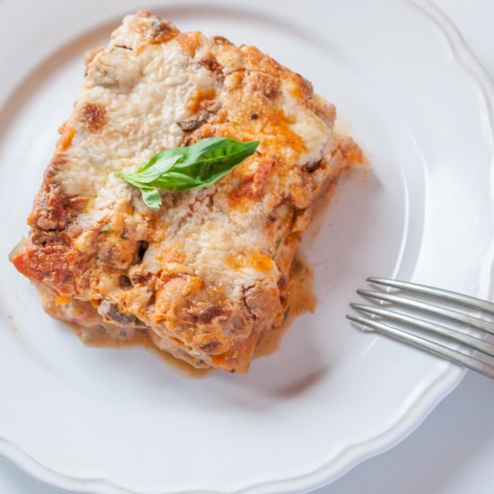 Gluten-free Veggie Zucchini Lasagna