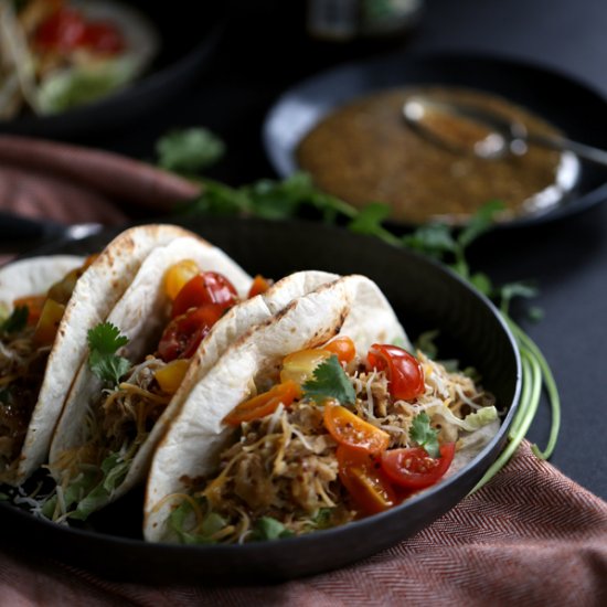 Honey Mustard Pork Tacos