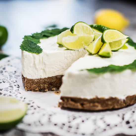 No Bake Mojito Cake