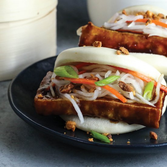 Vegan Tofu Steamed Bun (Gua Bao)