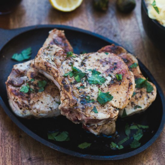 Parisian Pork Chops