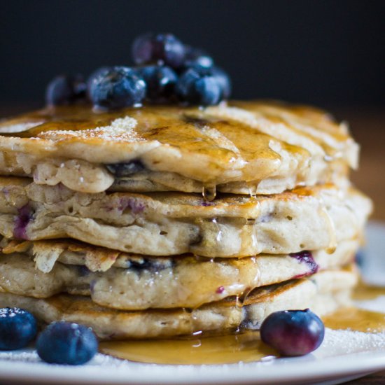 Vegan Blueberry Pancakes