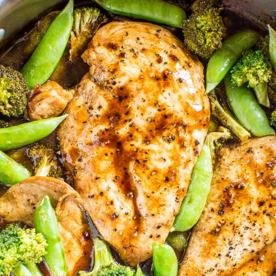 Balsamic Chicken and Vegetables