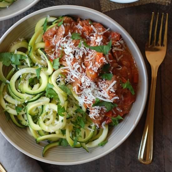 Slow Cooker Turkey Bolognese