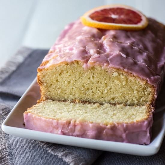 Glazed Blood Orange Loaf