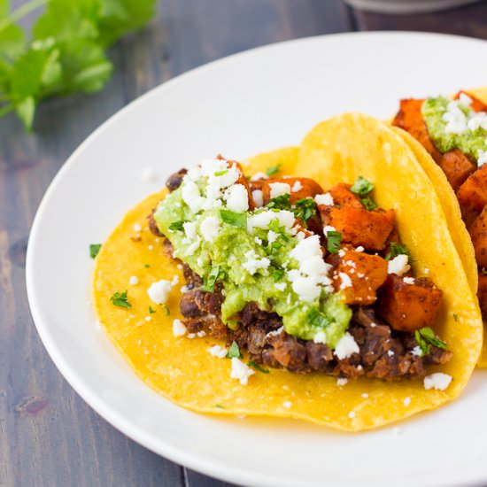 Sweet Potato Black Bean Tacos