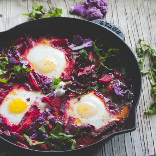 Beet Shakshuka