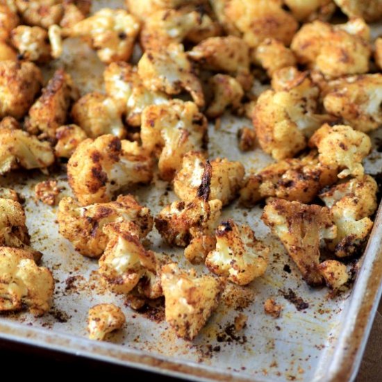 Spiced Roasted Cauliflower