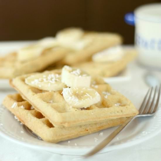 Crispy Almond Flour Waffles