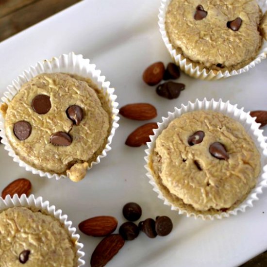 Flourless Caramel Chocolate Muffins