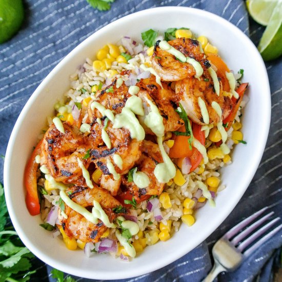 Chipotle Shrimp Burrito Bowl